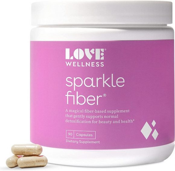 Love Wellness Sparkle Fiber Supplement for Gut Health